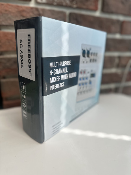 FREEBOSS AG-AS04A Микшерный пульт 4-х канальный FREEBOSS AG-AS04A Микшерный пульт 4-х канальный