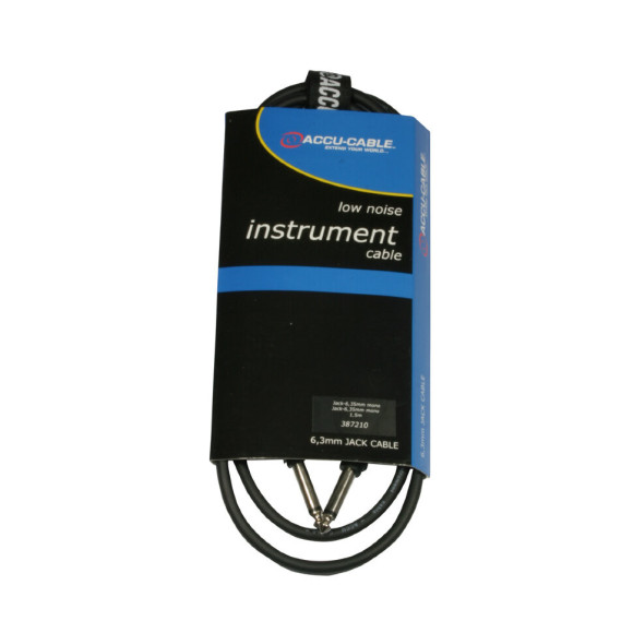 ADJ AC-J6M/1,5 шнур микрофонный jack 6.3 моно, 1,5 метра