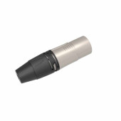 PROEL DHMX3PNK Разъем XLR3 "папа", позолоченные контакты, для кабеля диаметром 3-7мм, цвет никель PROEL DHMX3PNK Разъем XLR3 "папа", позолоченные контакты, для кабеля диаметром 3-7мм, цвет никель