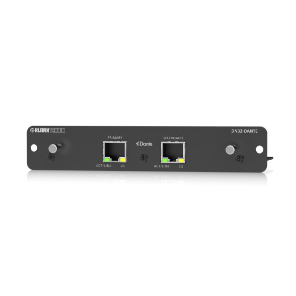 KLARK TEKNIK DN32-Dante плата расширения Dante для Behringer X32, Midas M32, 32 входных/выходных кан