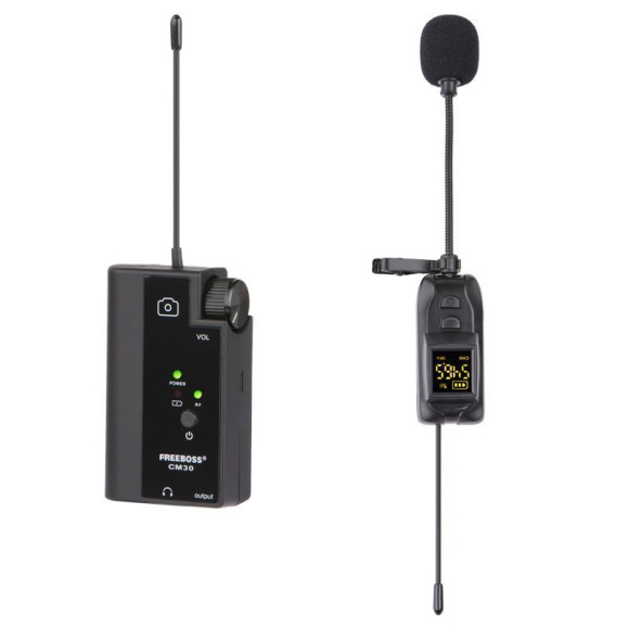 Freeboss CM30 радиосистема накамерная 500-590мГц Freeboss CM30 радиосистема накамерная 500-590мГц