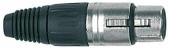 PROEL XLR5FV Разъем "XLR - мама", 5-и пиновый, никелированные контакты.