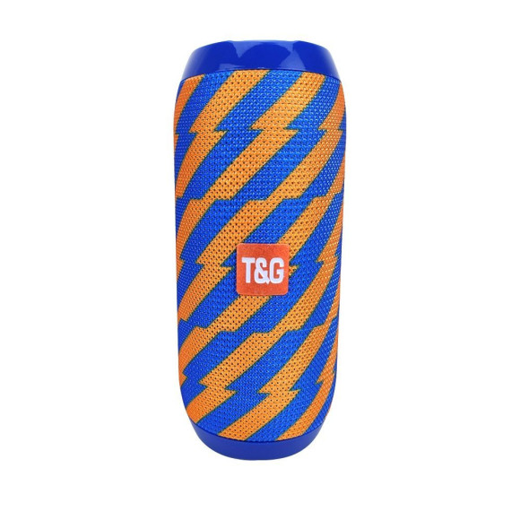 Беспроводная Bluetooth колонка с FM-радио T&G TG-117 (желто-голубая) Беспроводная Bluetooth колонка с FM-радио T&G TG-117 (желто-голубая)