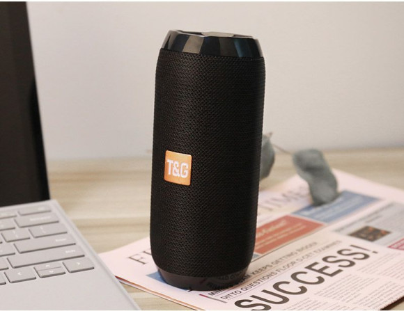 Беспроводная Bluetooth колонка с FM-радио T&G TG-117 (черная) Беспроводная Bluetooth колонка с FM-радио T&G TG-117 (черная)
