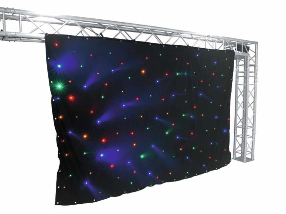 Eurolite CRT-120LEDs multicol. sound 3x2m Гибкая декоративная светодиодная панель