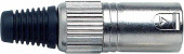 PROEL XLR5MVPRO Разъем "XLR - папа", 5-и пиновый, никелированные контакты.