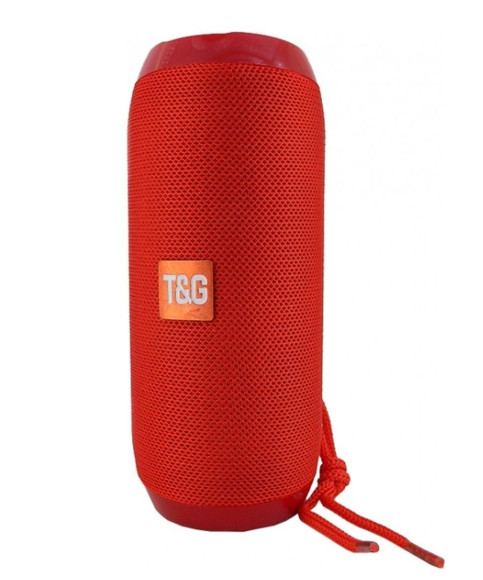 Беспроводная Bluetooth колонка с FM-радио T&G TG-117 (красная) Беспроводная Bluetooth колонка с FM-радио T&G TG-117 (красная)