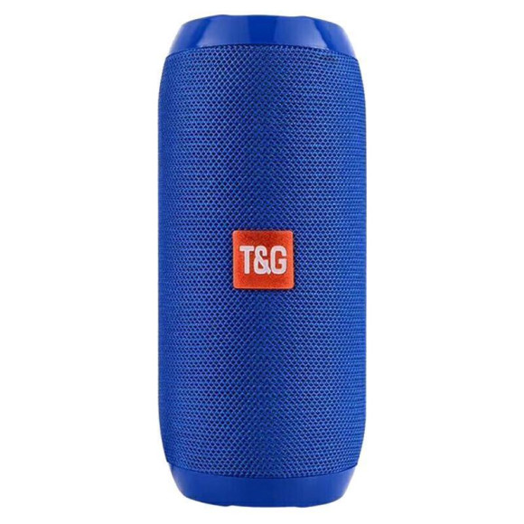 Беспроводная Bluetooth колонка с FM-радио T&G TG-117 (голубая) Беспроводная Bluetooth колонка с FM-радио T&G TG-117 (голубая)