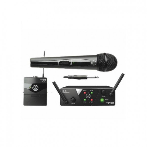 AKG WMS40 Mini2 Mix Set US25BD радиосистема с ручным и поясным передатчиками AKG WMS40 Mini2 Mix Set US25BD радиосистема с ручным и поясным передатчиками