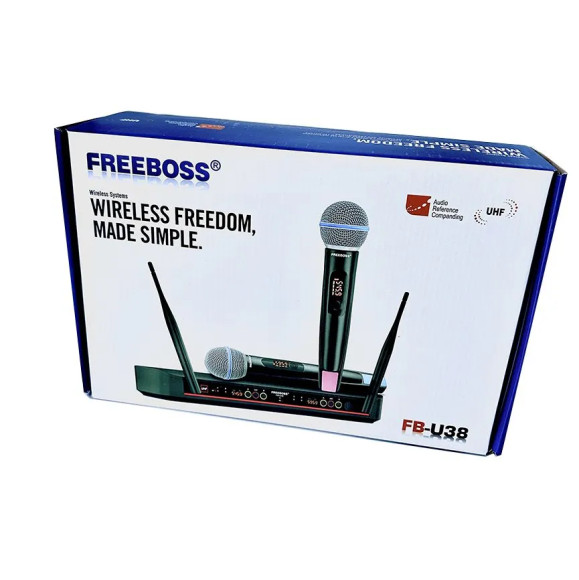 Freeboss FB-U38 Вокальная радиосистема двойная Freeboss FB-U38 Вокальная радиосистема двойная