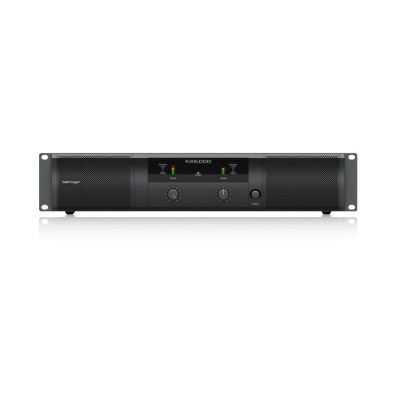 BEHRINGER NX6000 усилитель мощности D класса 2 х 3000 Вт @ 4 Ом, 2 х 1600 Вт @ 8 Ом