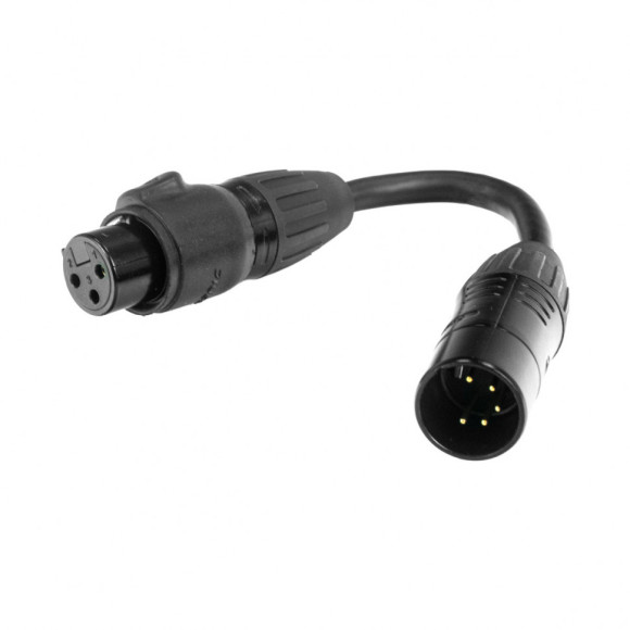 ADJ DMX 3-pin F to 5-pin M IP65 ADJ DMX 3-pin F to 5-pin M IP65