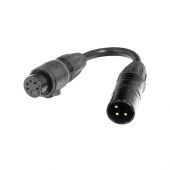 ADJ DMX 3-pin M to 5-pin F IP65