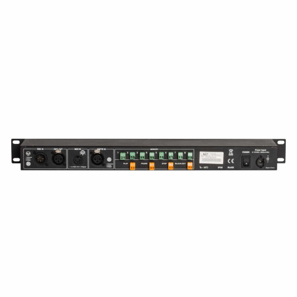 Elation DR-PRO Rack устройство записи/воспроизведения DMX-512 Elation DR-PRO Rack устройство записи/воспроизведения DMX-512