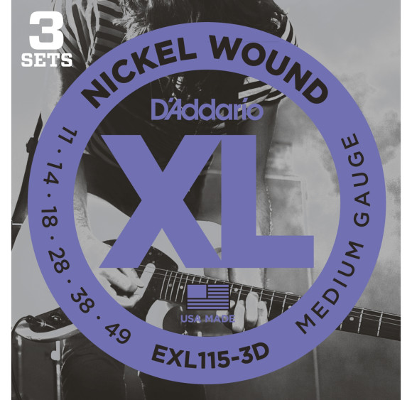 D'ADDARIO EXL115/3D D'ADDARIO EXL115/3D