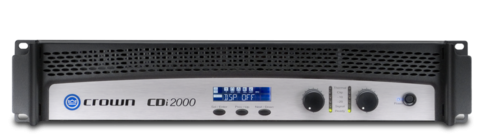 Crown CDi2000  усилитель с DSP. Мощность 2х1000Вт•2, 2х800Вт•4, 2х475Вт•8, 800Вт•70В
