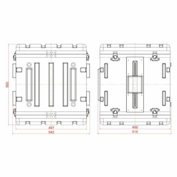 Accu case ACF-SP/ABS 10U