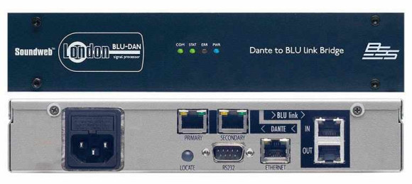BSS BLU DAN интерфейс Dante audio - BLU link