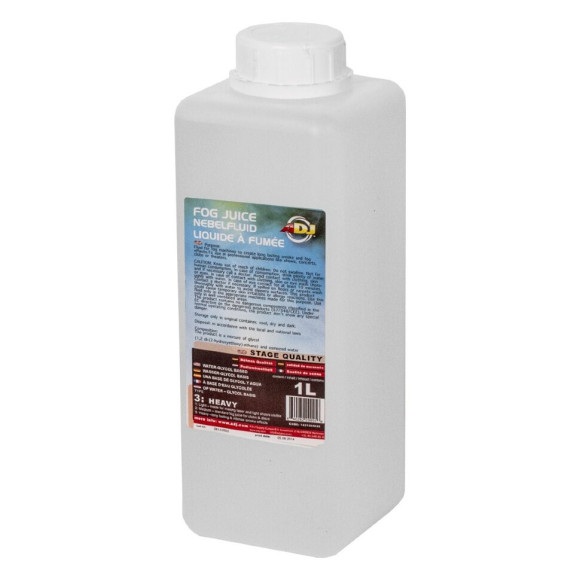 ADJ Fog juice 3 heavy - 1 Liter - жидкость для дыммашины легкая, канистра 1 литр ADJ Fog juice 3 heavy - 1 Liter - жидкость для дыммашины легкая, канистра 1 литр