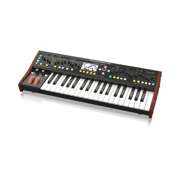 Behringer DEEPMIND 6 синтезатор, аналоговые VCF и VCA, 37 клав,6 гол.полиф, 2 OCS, 2 LFO и 3 ADSR на