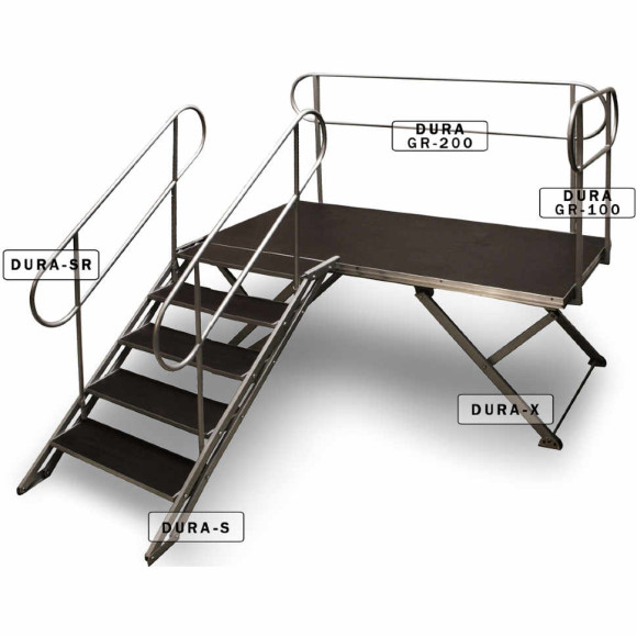 Dura Truss DURA-SR rails for stair (pair)  Комплект из двух перил