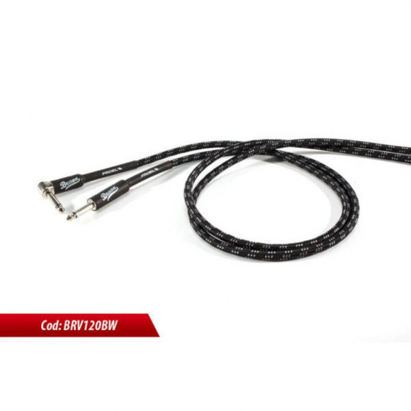 PROEL BRV120LU3BW шнур инcтрументальный моно Jack 6,3мм <-> угловой моно Jack 6,3мм, армированный, д PROEL BRV120LU3BW шнур инcтрументальный моно Jack 6,3мм <-> угловой моно Jack 6,3мм, армированный, д