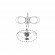 JBL PMB-WH Комплект элементов для сборки кругового кластера из 4 штук Control CRV JBL PMB-WH Комплект элементов для сборки кругового кластера из 4 штук Control CRV