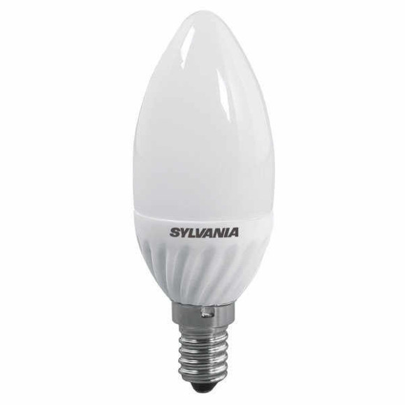 Sylvania Toledo CAND 3W Satin E14 SL С37 светодиодная лампа "свеча", 220V-3W, цоколь E14