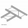 Dura Truss DT 22-T35H-T Узел стыковочный трехлучевой  (горизонтальный)- T, 90°, алюминиевый, сечение