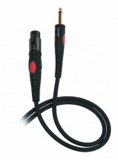 PROEL DH200LU5 Шнур микрофонный  моно "джек 1/4" <>  XLR3 "мама", бескислородная медь, длина 5 м,  ц