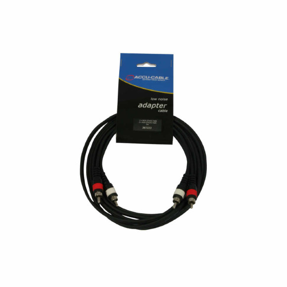 ADJ AC-R/3 Шнур 2 х "RCA - папа" <> 2 х "RCA-папа", длина 3м ADJ AC-R/3 Шнур 2 х "RCA - папа" <> 2 х "RCA-папа", длина 3м