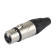 ROSS XLR197 Разъем XLR 3 пин, мама, материал цинк, покрытие никель. Цвет никель.