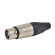 ROSS XLR197 Разъем XLR 3 пин, мама, материал цинк, покрытие никель. Цвет никель.