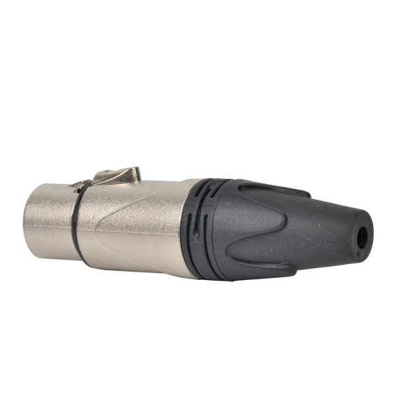 ROSS XLR197 Разъем XLR 3 пин, мама, материал цинк, покрытие никель. Цвет никель.