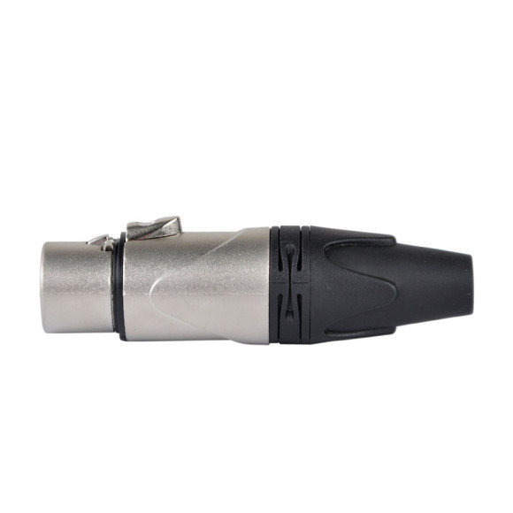 ROSS XLR197 Разъем XLR 3 пин, мама, материал цинк, покрытие никель. Цвет никель.