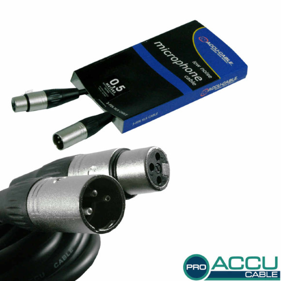 ADJ AC-PRO-XMXF/0,5 шнур микрофонный XLR/XLR, 0,5м ADJ AC-PRO-XMXF/0,5 шнур микрофонный XLR/XLR, 0,5м