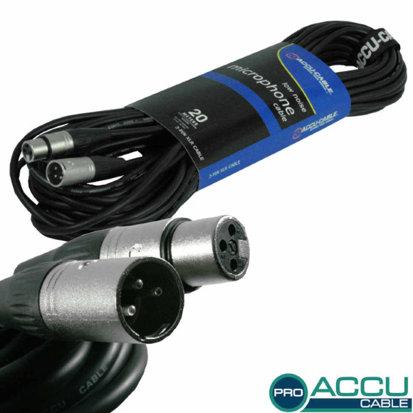 ADJ AC-PRO-XMXF/20 шнур микрофонный XLR/XLR, 20м ADJ AC-PRO-XMXF/20 шнур микрофонный XLR/XLR, 20м