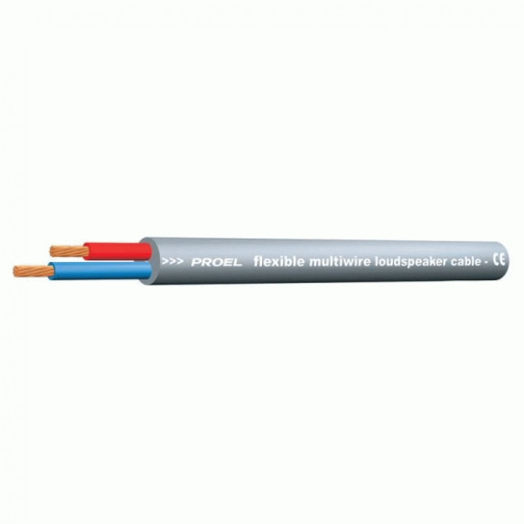 PROEL HPC610BK Акустический кабель 2 x 1.5мм2, O7мм; цвет: черный PROEL HPC610BK Акустический кабель 2 x 1.5мм2, O7мм; цвет: черный