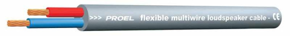 PROEL HPC610BK Акустический кабель 2 x 1.5мм2, O7мм; цвет: черный PROEL HPC610BK Акустический кабель 2 x 1.5мм2, O7мм; цвет: черный