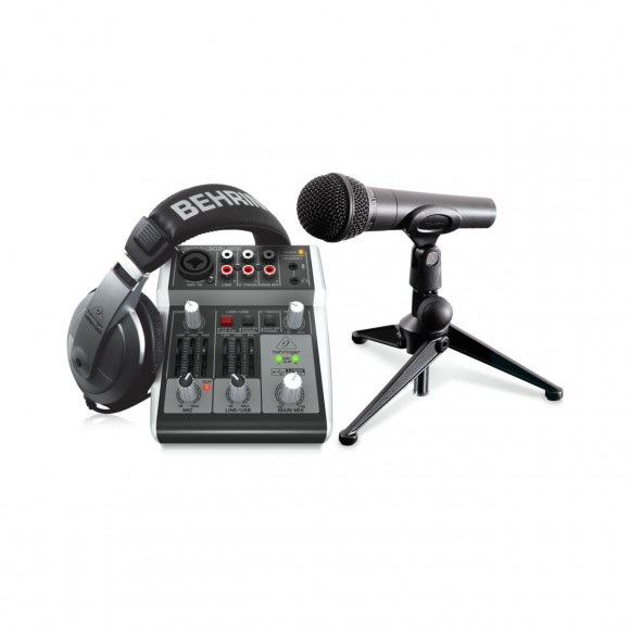 BEHRINGER PODCASTUDIO USB Набор для подкаст студии с USB аудио интерфейсом