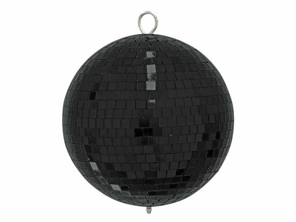 EUROLITE Mirror Ball 20cm black mate EUROLITE Mirror Ball 20cm black mate