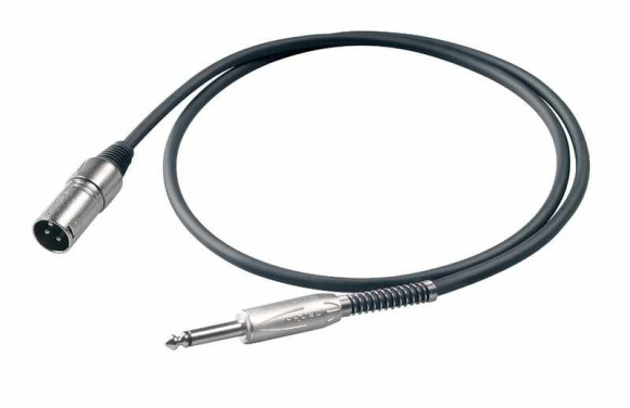 PROEL BULK220LU6 шнур микрофонный Mono Jack6,3мм/XLR3МV папа, длина 6,0м (кабель HPC210, разъемы S23 PROEL BULK220LU6 шнур микрофонный Mono Jack6,3мм/XLR3МV папа, длина 6,0м (кабель HPC210, разъемы S23