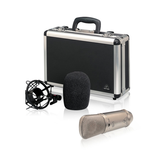 Behringer B-1 кардиоидный конденсаторный микрофон с диафрагмой 1", 20-20000Гц, аттенюатор -10дБ, дер Behringer B-1 кардиоидный конденсаторный микрофон с диафрагмой 1", 20-20000Гц, аттенюатор -10дБ, дер