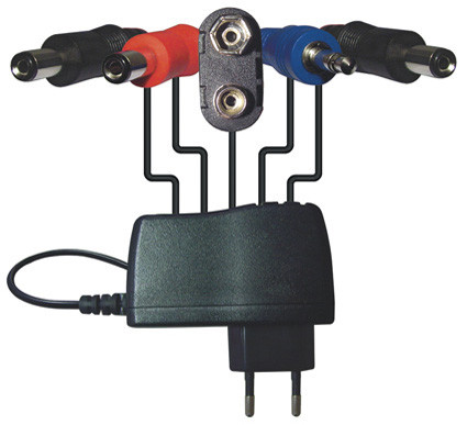 Behringer PSU-HSB-ALL сетевой адаптер для питания педалей эффектов с набором переходников 9В 1,7А Behringer PSU-HSB-ALL сетевой адаптер для питания педалей эффектов с набором переходников 9В 1,7А