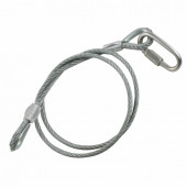 ADJ safety 60 (100kg) 8mm трос страховочный, 60см, нагрузка до 100кг ADJ safety 60 (100kg) 8mm трос страховочный, 60см, нагрузка до 100кг