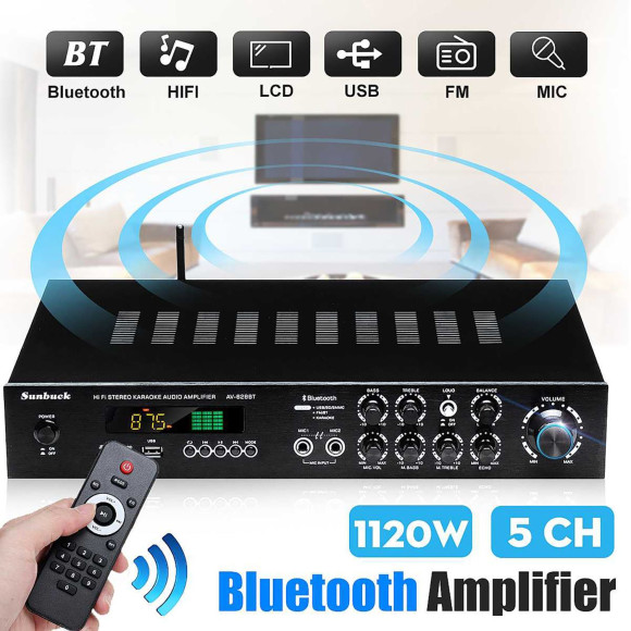 Sunbuck GAP-628BT усилитель 250Вт Bluetooth Sunbuck GAP-628BT усилитель 250Вт Bluetooth