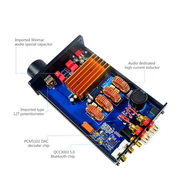 Recordio GAP-3255 усилитель 2X230w, Bluetooth