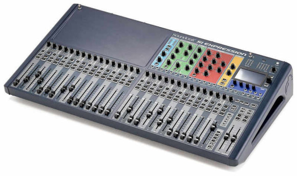Soundcraft Si Expression 3 цифровой микшер, 32 мик/лин XLR входа, 16 XLR выходов Soundcraft Si Expression 3 цифровой микшер, 32 мик/лин XLR входа, 16 XLR выходов