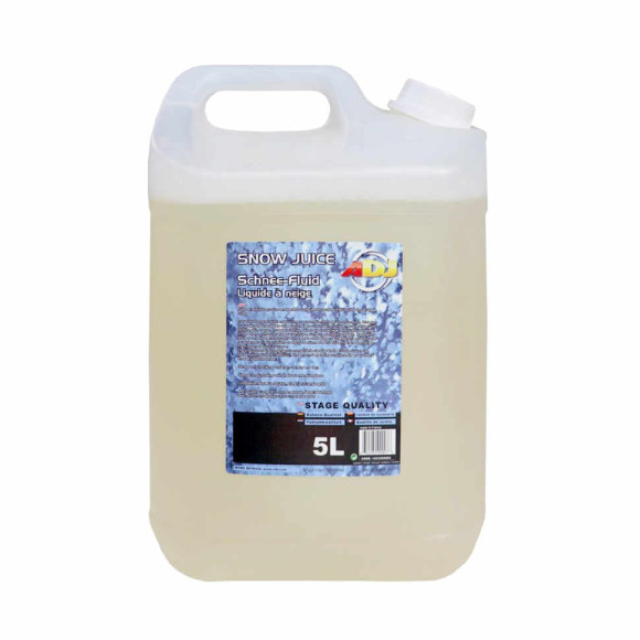 ADJ Snow Juice 5л жидкость для генераторов снега, канистра 5л ADJ Snow Juice 5л жидкость для генераторов снега, канистра 5л