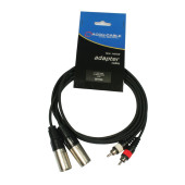 ADJ AC-2XM-2RM/3 Шнур 2x XLR male - 2x RCA, 3 метра ADJ AC-2XM-2RM/3 Шнур 2x XLR male - 2x RCA, 3 метра